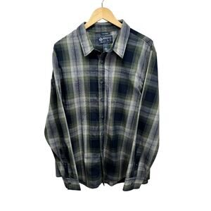 American Rag Mens XXL Plaid Button-Up Shirt Long Sleeve‎ Collared Casual